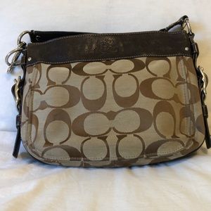 Brown coach purse